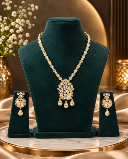 Regal Moissanite Pendant Set (Copy)