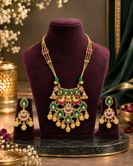 Royal Emerald & Ruby Chain